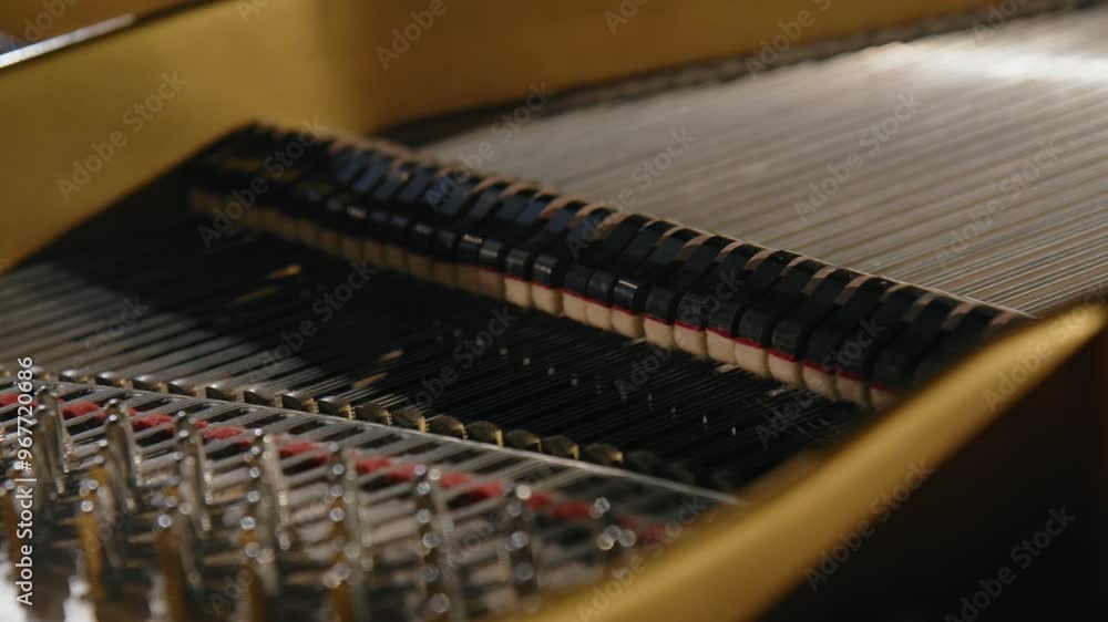 Beautiful playing the piano in the studio Beautiful playing the piano in the studio