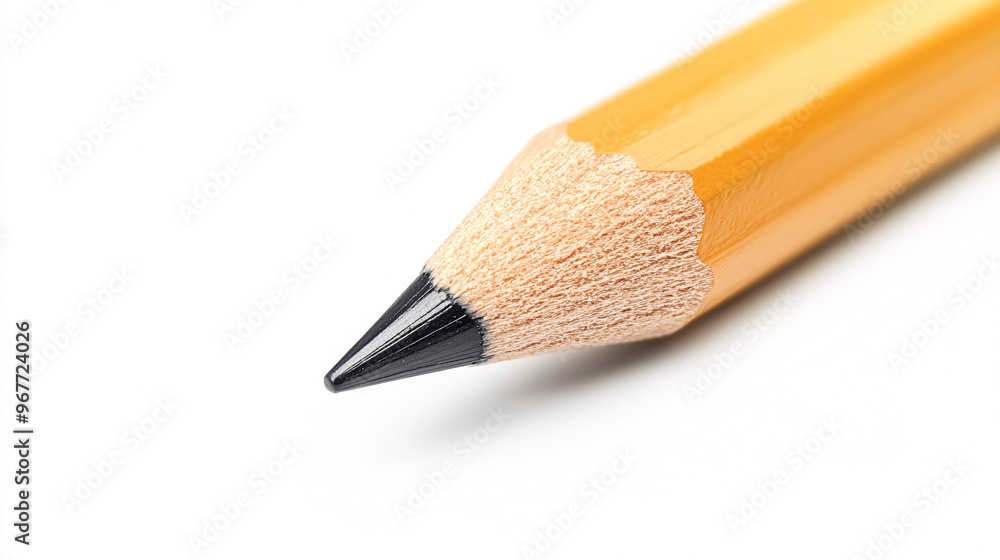 High-Quality Isolated Pencil on White Background - Professional Image for Design Projects High-Quality Isolated Pencil on White Background - Professional Image for Design Projects
