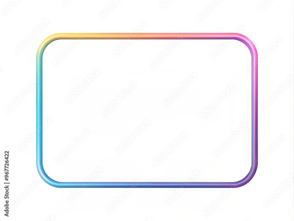 A clean, modern, and subtle soft-edge rectangle frame with rounded corners, transparent background, and a slight A clean, modern, and subtle soft-edge rectangle frame with rounded corners, transparent background, and a slight
