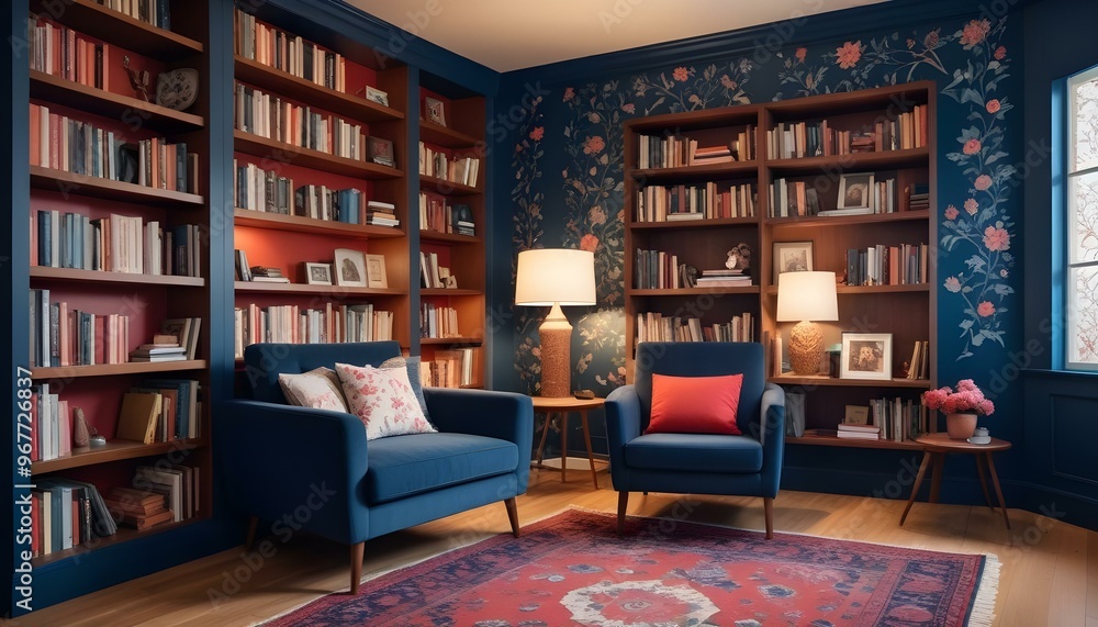 Photo interior modern design room 3d illustration; Photo interior modern design room 3d illustration;