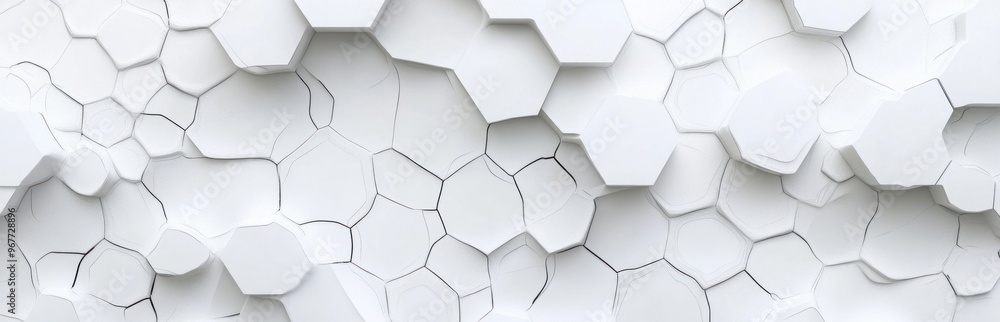 Abstract White Geometric Pattern Abstract White Geometric Pattern