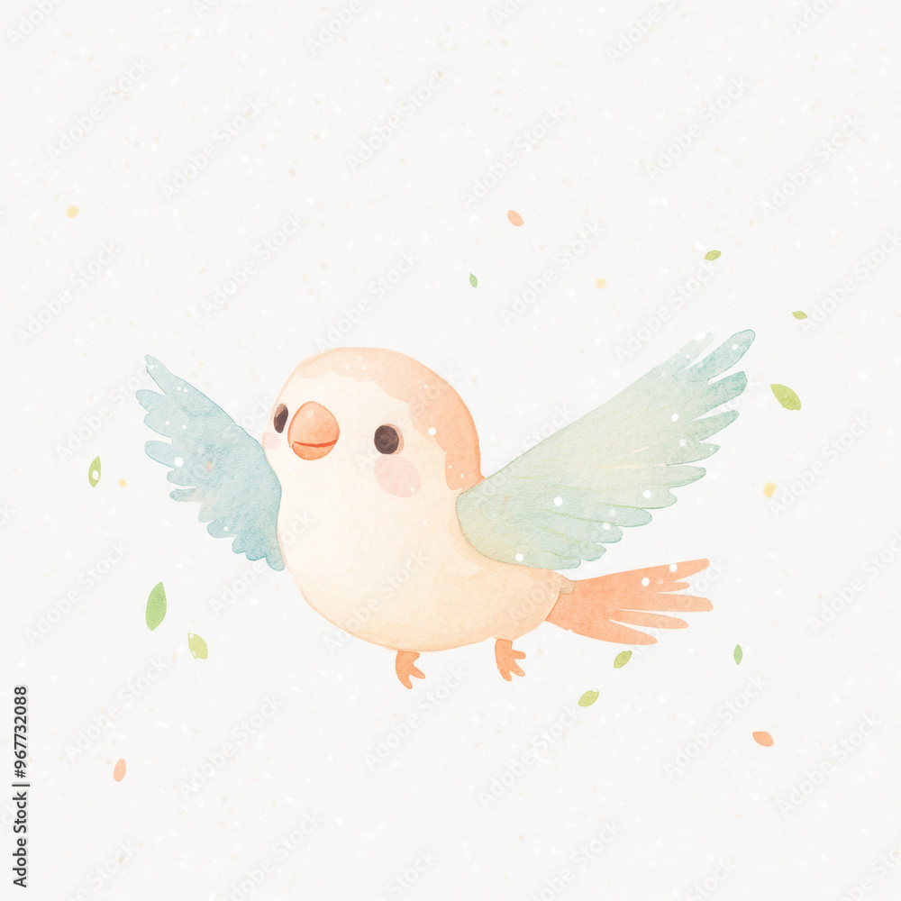 Cute Flying Bird.