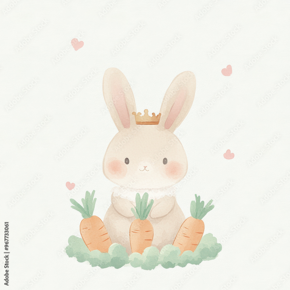 Cute Bunny King. Cute Bunny King.