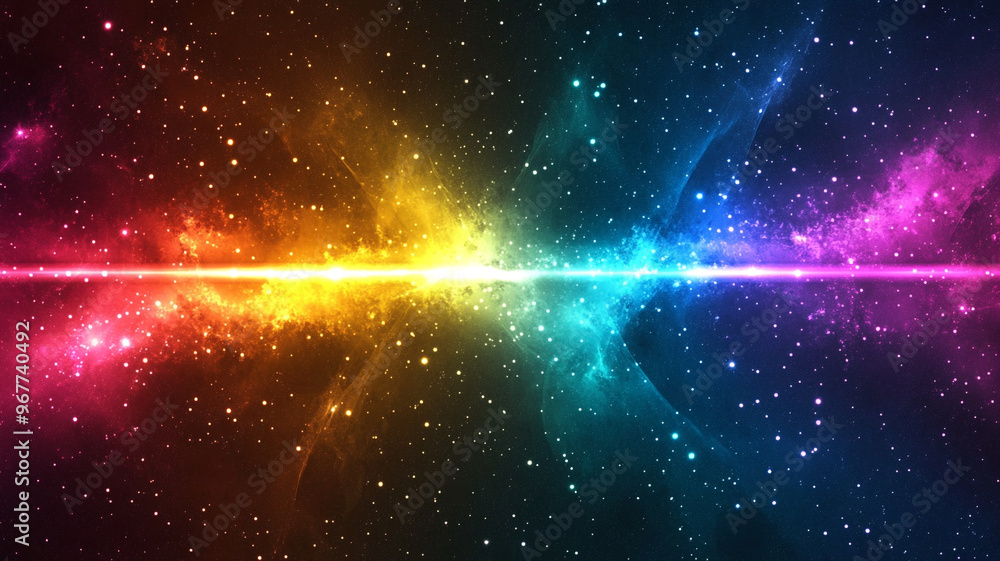 custom made wallpaper toronto digitalAbstract background with colorful laser beams and stars.