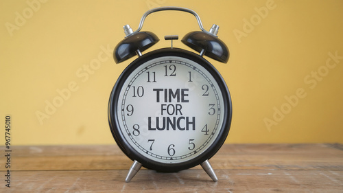 An alarm clock with 