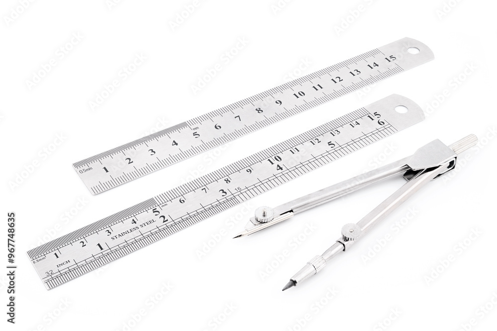 stainless steel ruler and compass for drawing stainless steel ruler and compass for drawing