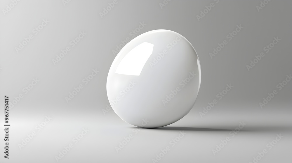 Reflective 3D Speech Bubble Floating Above Neutral Background for Clean and Modern Mockups Reflective 3D Speech Bubble Floating Above Neutral Background for Clean and Modern Mockups