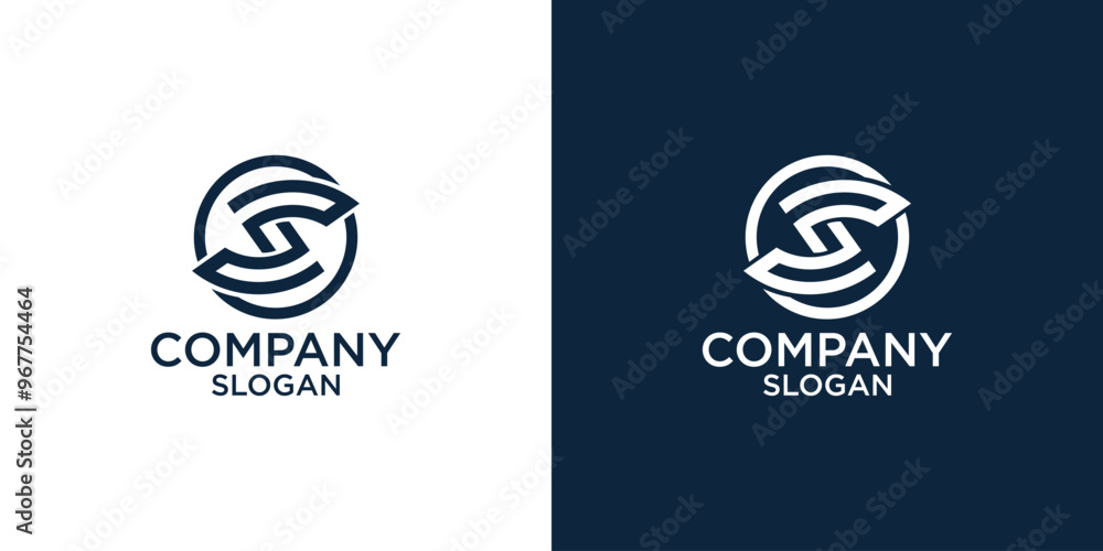 letter s simple abstract monogram logo vector design letter s simple abstract monogram logo vector design