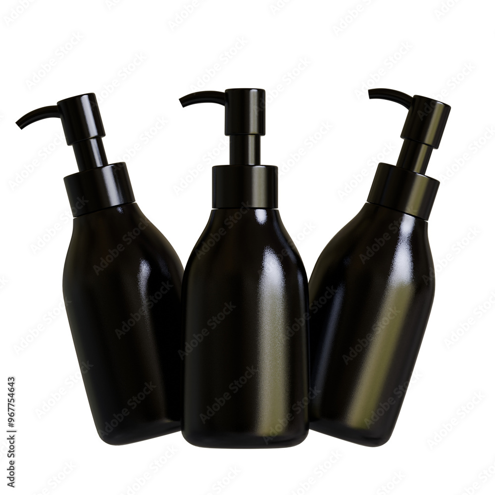 Plastic bottle pump, realistic 3D render illustration transparent PNG background Plastic bottle pump, realistic 3D render illustration transparent PNG background