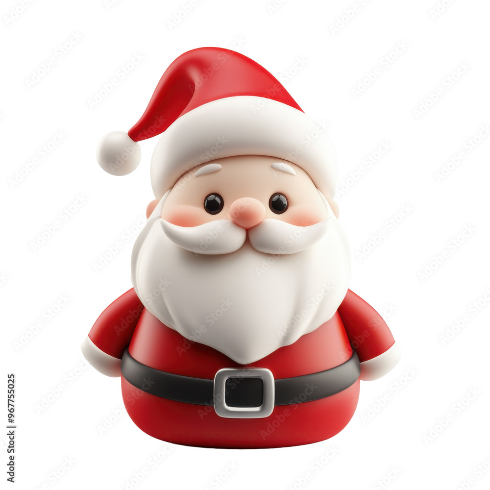 santa claus on white santa claus on white