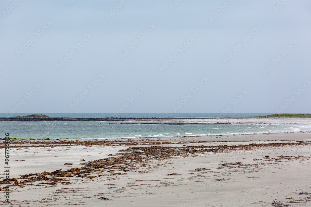 Beach in north Uist, Image shows a beautiful sandy beach on the remote island of Uist in the Scottish isles Beach in north Uist, Image shows a beautiful sandy beach on the remote island of Uist in the Scottish isles