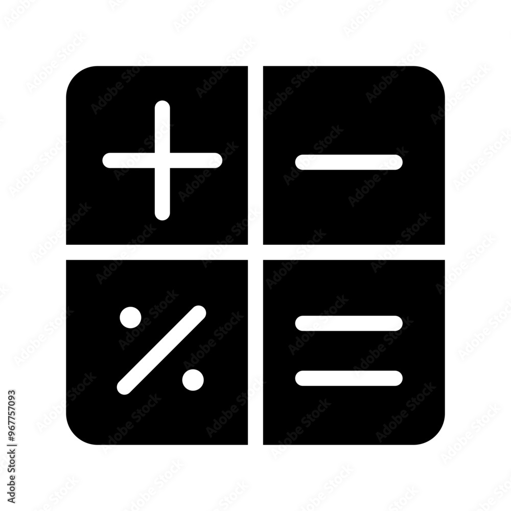Obraz premium Calculate icon. Calculator icon vector