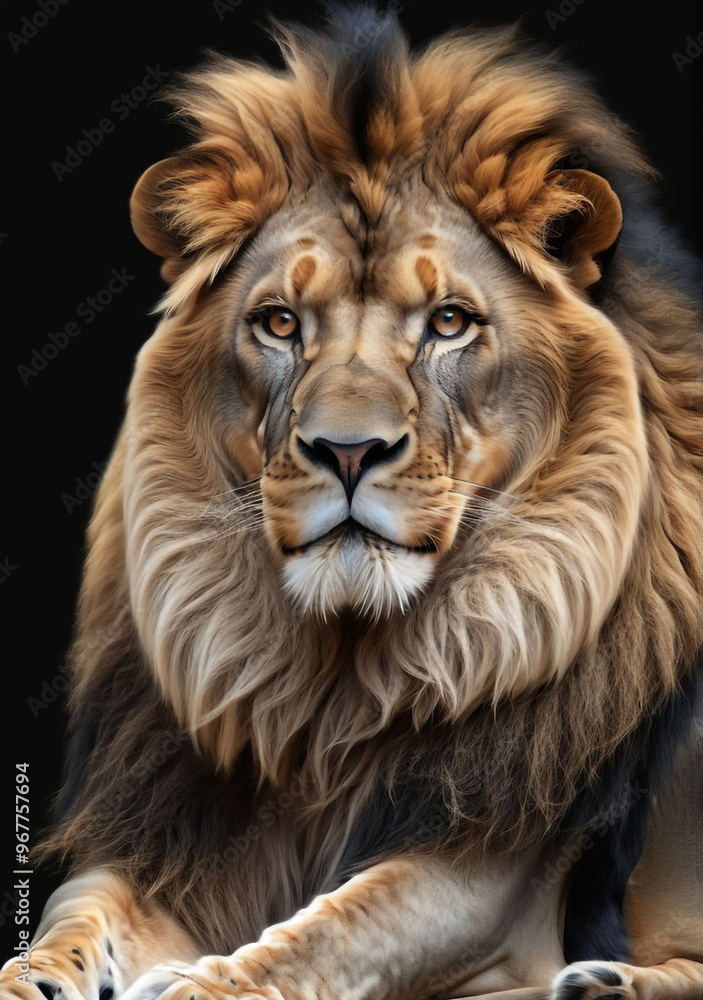 Fototapeta premium potrait of lion