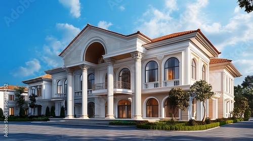 Luxury Mansion with Classic Architecture