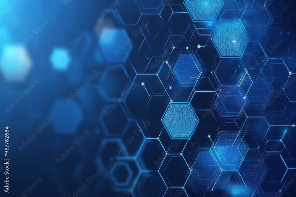 Abstract Hexagon Network Background Abstract Hexagon Network Background
