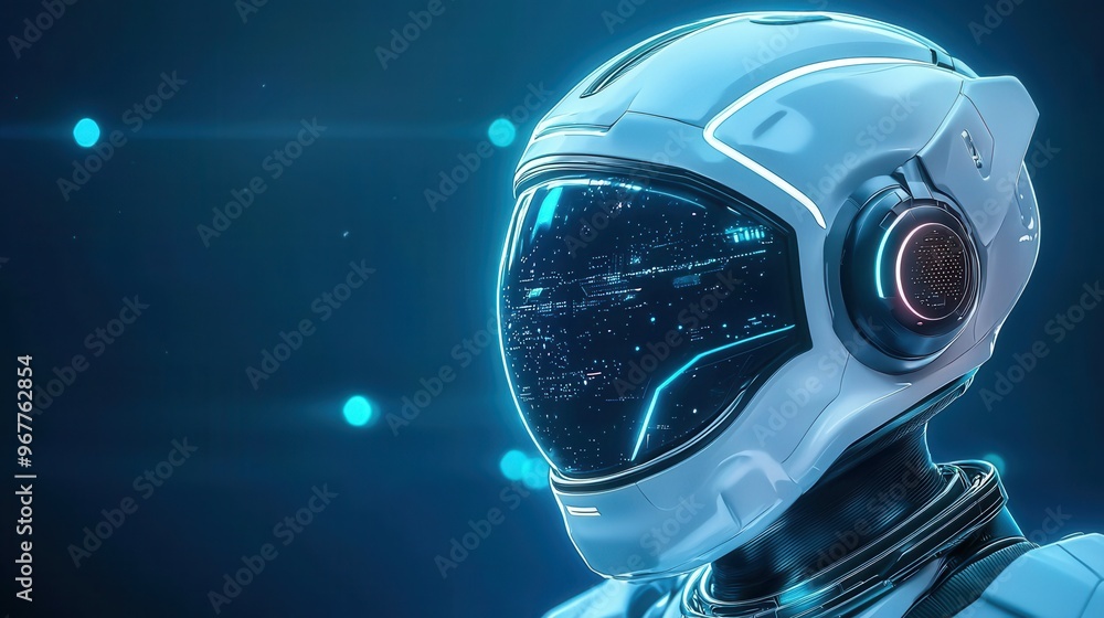 Sci-fi armor suit, sleek and futuristic design, 3D illustration Sci-fi armor suit, sleek and futuristic design, 3D illustration
