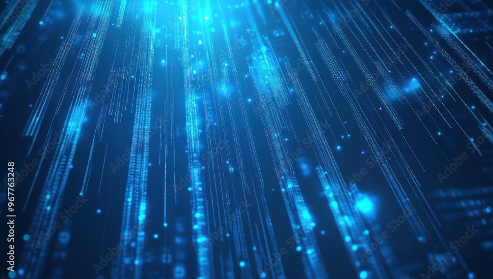 Obraz premium Abstract Digital Data Stream