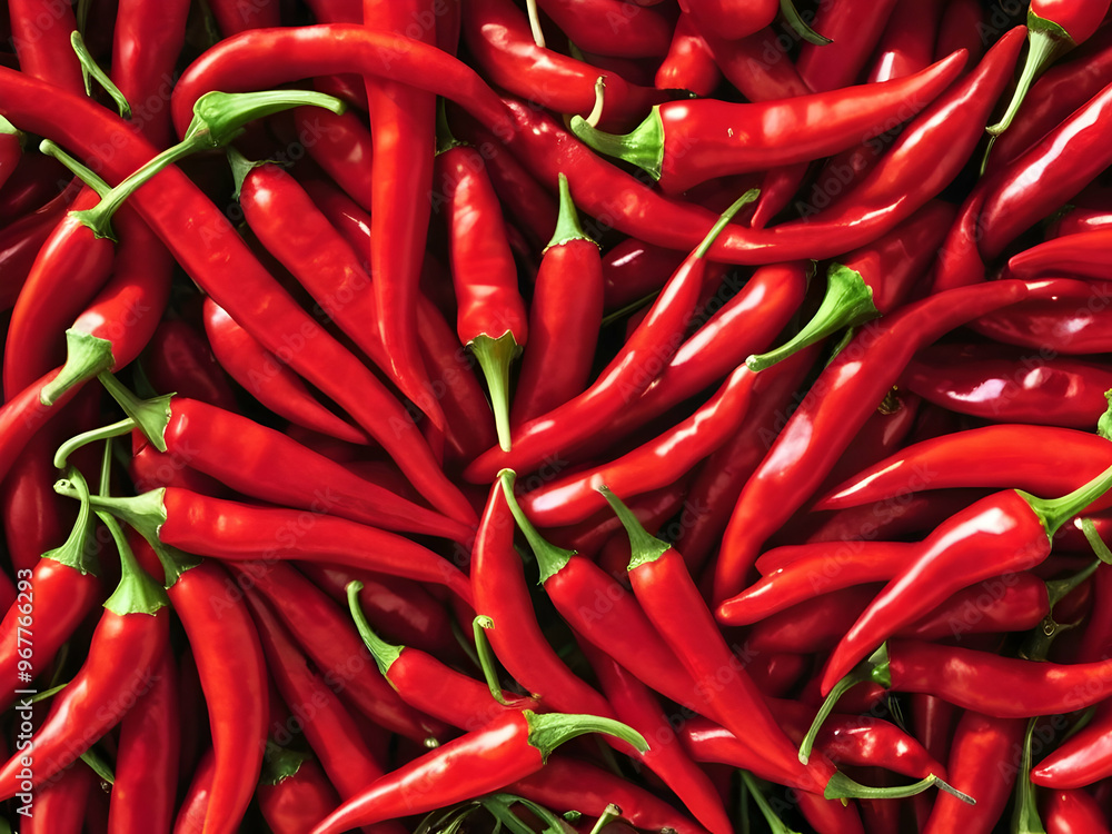 Very hot chili peppers closeup Very hot chili peppers closeup