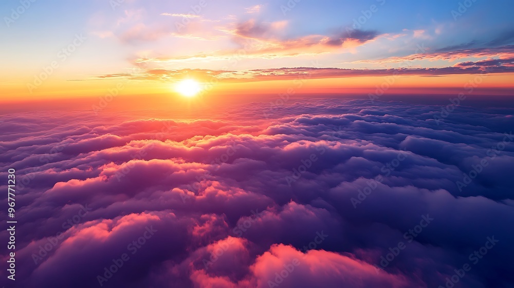Sunset Above the Clouds Sunset Above the Clouds