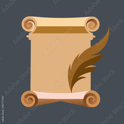 old paper scroll