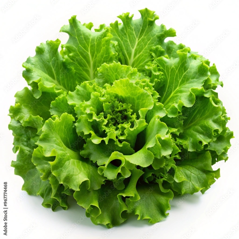 green lettuce isolated on white background green lettuce isolated on white background