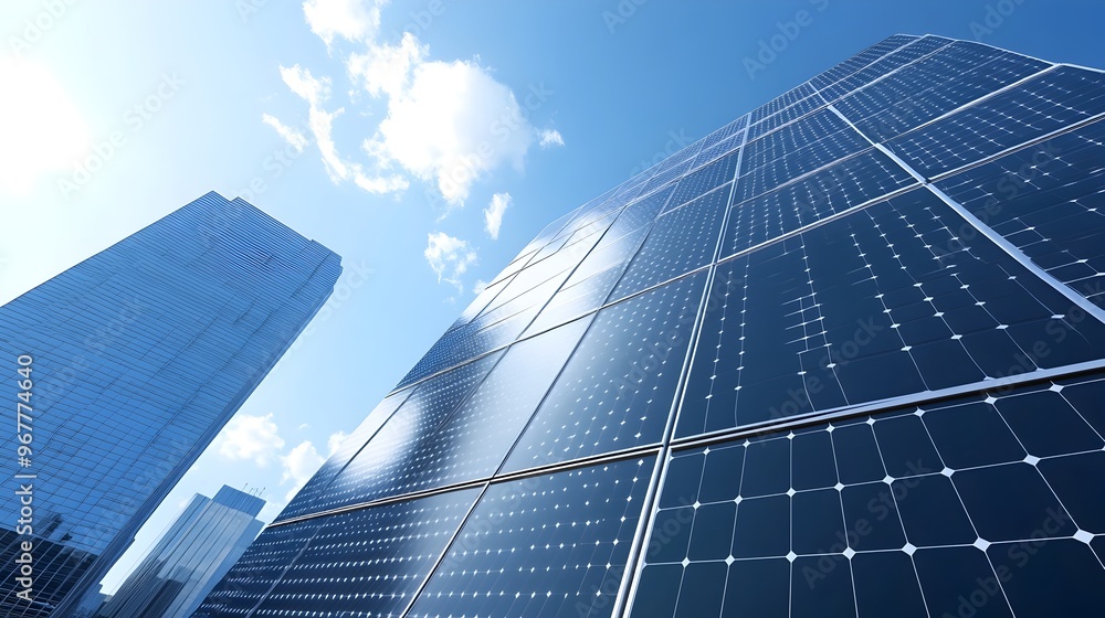 Blending Solar Panels into Sustainable Skyscraper Facade Design for Urban Energy Harnessing Blending Solar Panels into Sustainable Skyscraper Facade Design for Urban Energy Harnessing