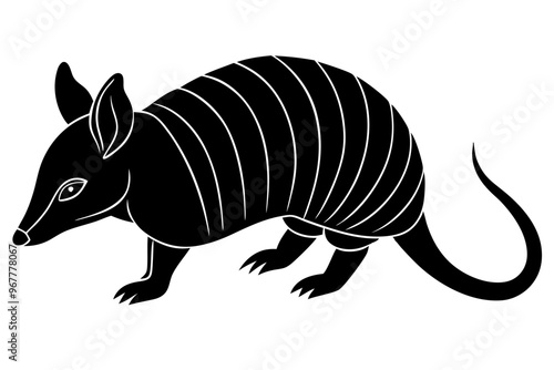 Cute cartoon drawing of a baby elephant, a wild mammal, in a vector illustration design