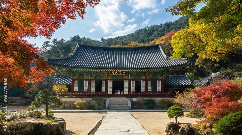 Beautiful temples like the Jogyesa Temple, surrounded by tranquil gardens
