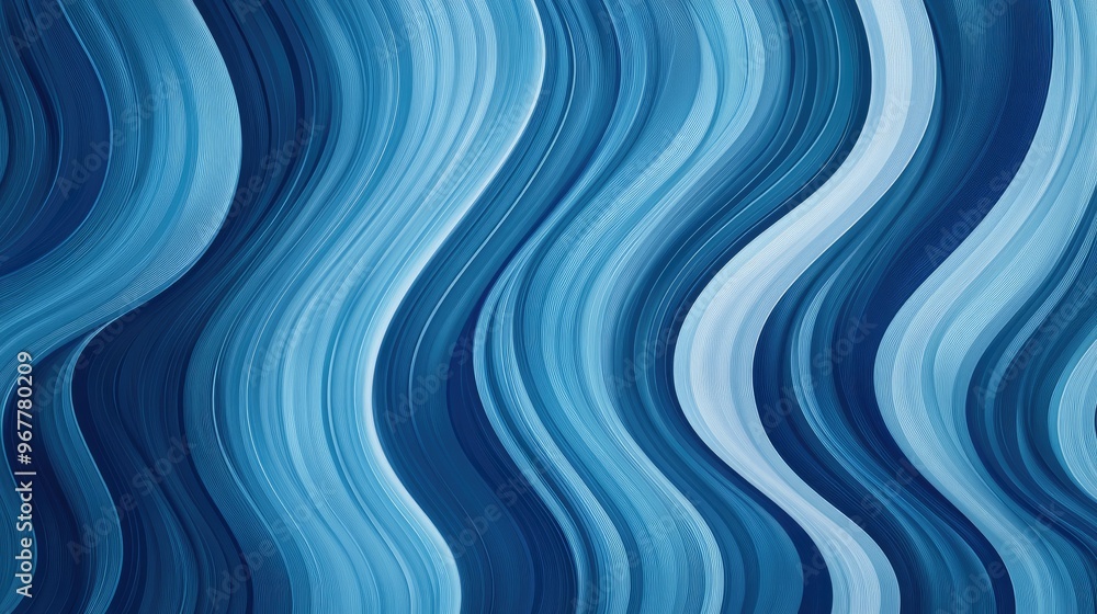 A seamless background with abstract wavy lines in different shades of blue, perfect for a fluid and dynamic design A seamless background with abstract wavy lines in different shades of blue, perfect for a fluid and dynamic design