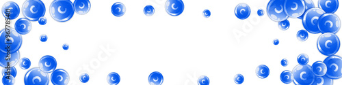 Vitamin C round capsules scattered randomly.