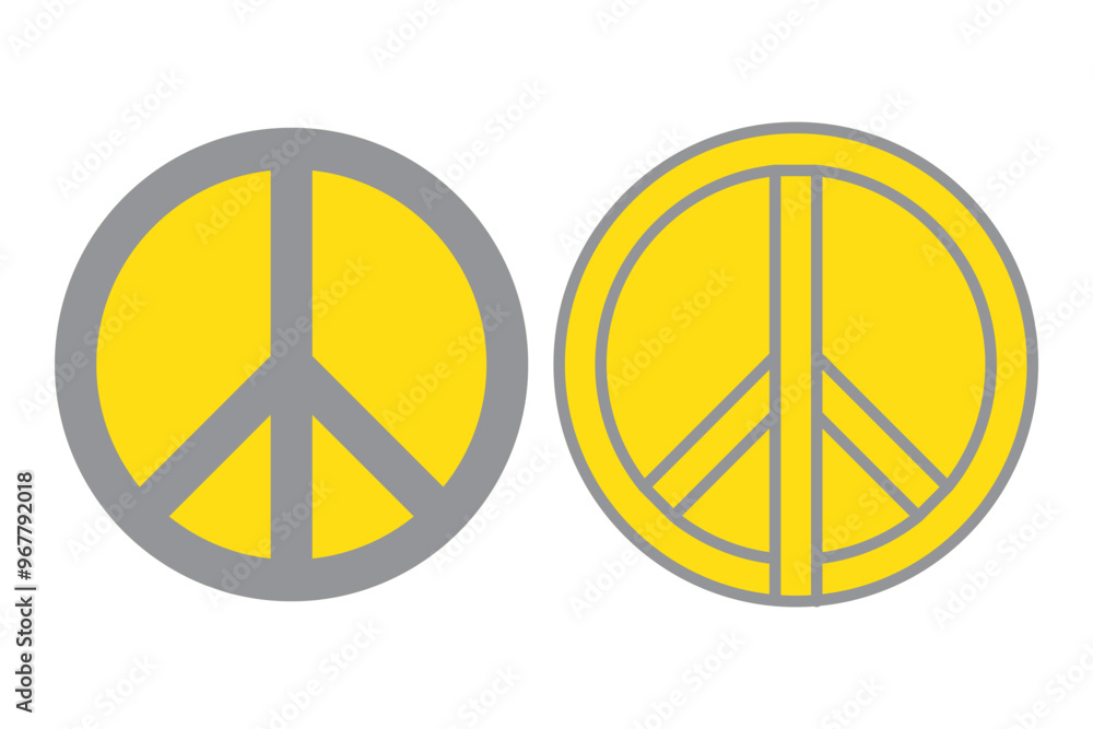 Peace Symbol Vector Icon Peace Symbol Vector Icon