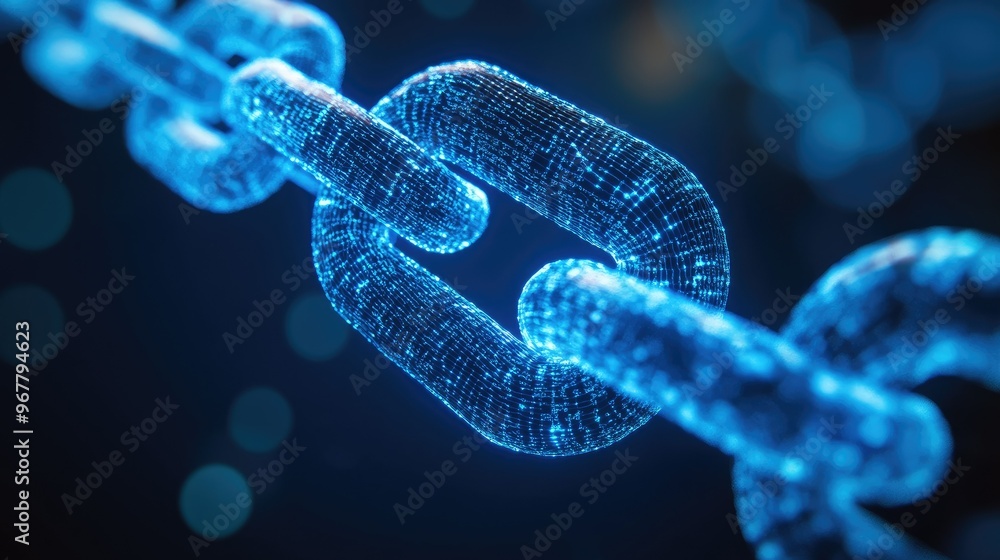 Blockchain technology enhancing visibility and security in global supply chains, illustrated through digital imagery. Blockchain technology enhancing visibility and security in global supply chains, illustrated through digital imagery.