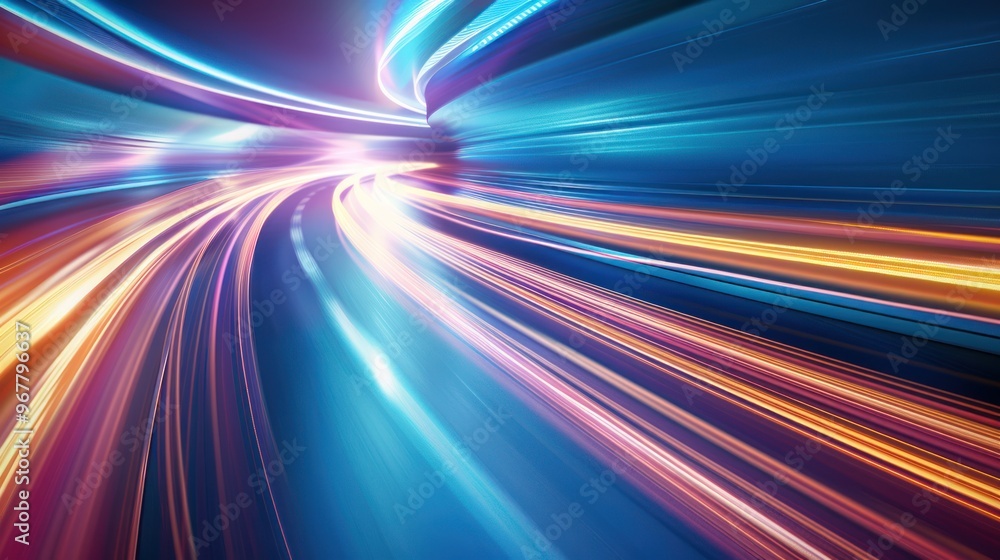 Abstract Motion Blur with Vivid Colors Abstract Motion Blur with Vivid Colors