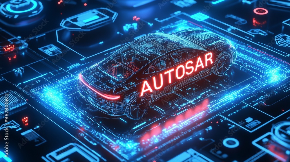 Obraz premium AUTOSAR vehicle