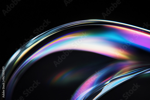 Abstract rainbow background design, 3d rendering