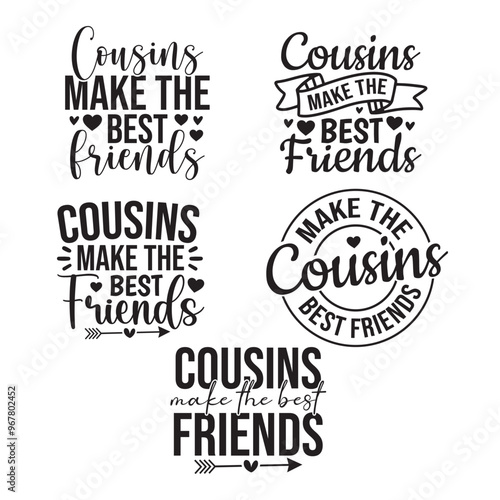 5 Cousins Make the Best Friends svg bundle,best friend svg bundle