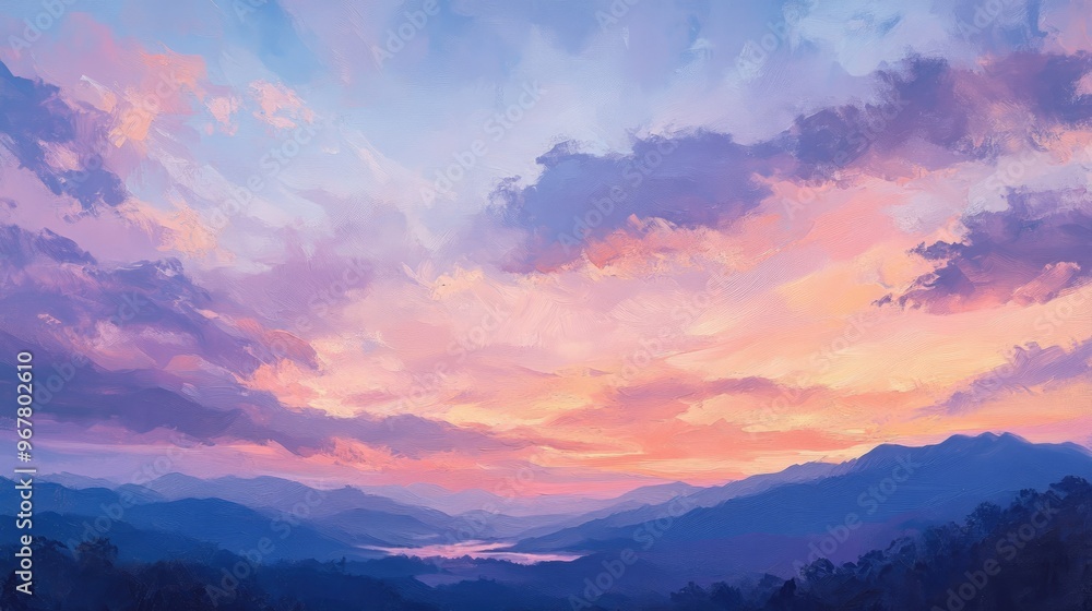 The dawn sky glows with soft pastel colors, as pink, lavender, and peach tones blend together to welcome a new day. The dawn sky glows with soft pastel colors, as pink, lavender, and peach tones blend together to welcome a new day.