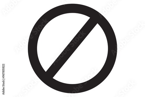 Blocked Vector Icon