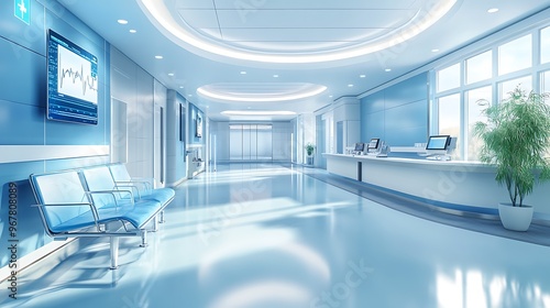 Hospital Corridor Interior Design