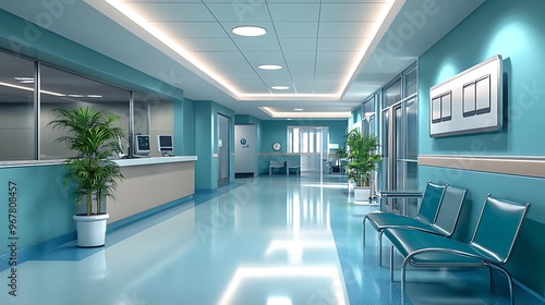 Hospital Corridor Interior Design