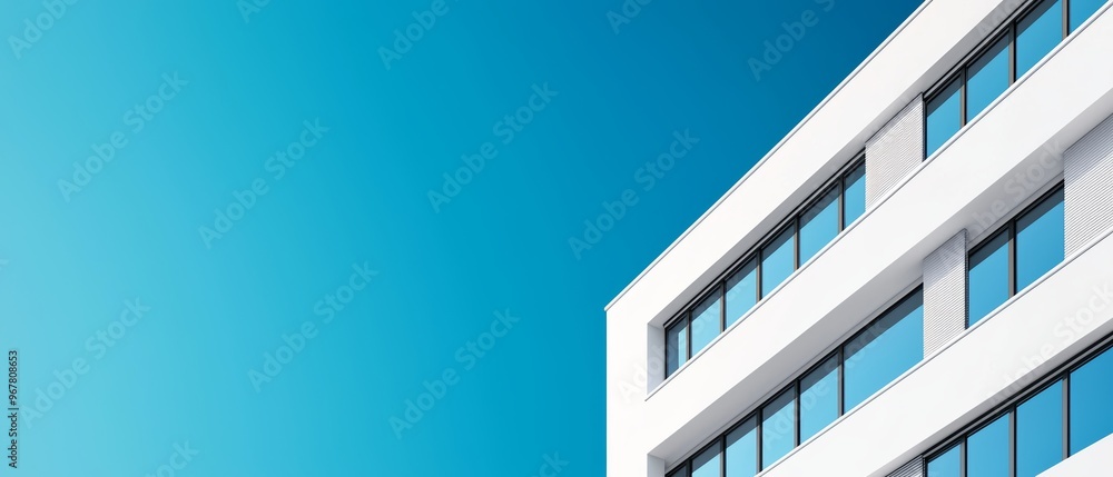 A public building with energy-efficient windows and insulation, reducing carbon emissions and aiming for neutrality A public building with energy-efficient windows and insulation, reducing carbon emissions and aiming for neutrality