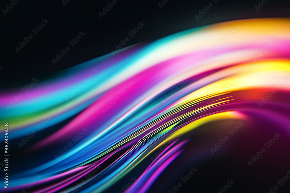Fototapeta premium Abstract rainbow background design, 3d rendering