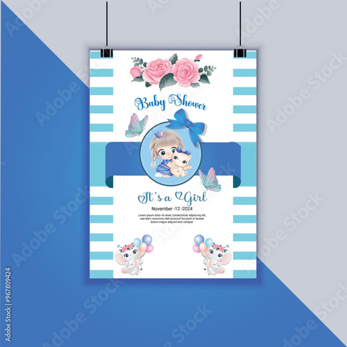 I will create mandala invitation, birthday, wedding, baby shower, party and greeting card