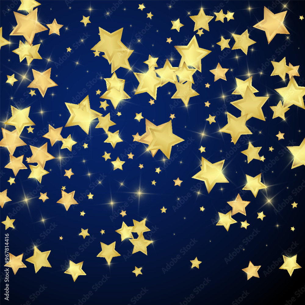 Magic stars vector overlay. Gold stars scattered Magic stars vector overlay. Gold stars scattered