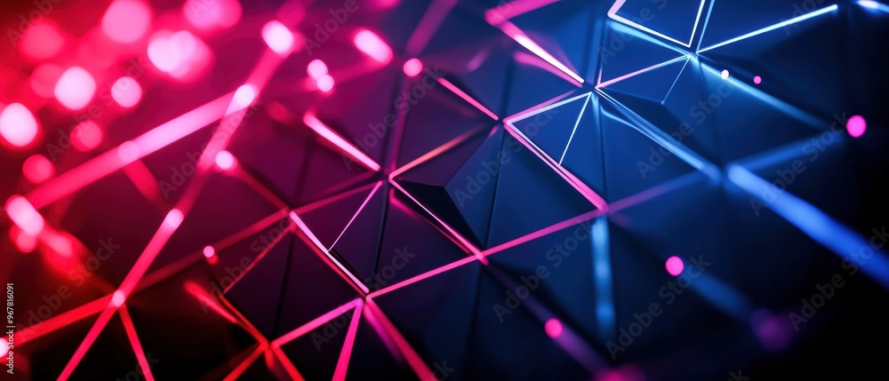 Glowing geometric patterns on a futuristic building facade, architectural glowtime, innovative and bold Glowing geometric patterns on a futuristic building facade, architectural glowtime, innovative and bold