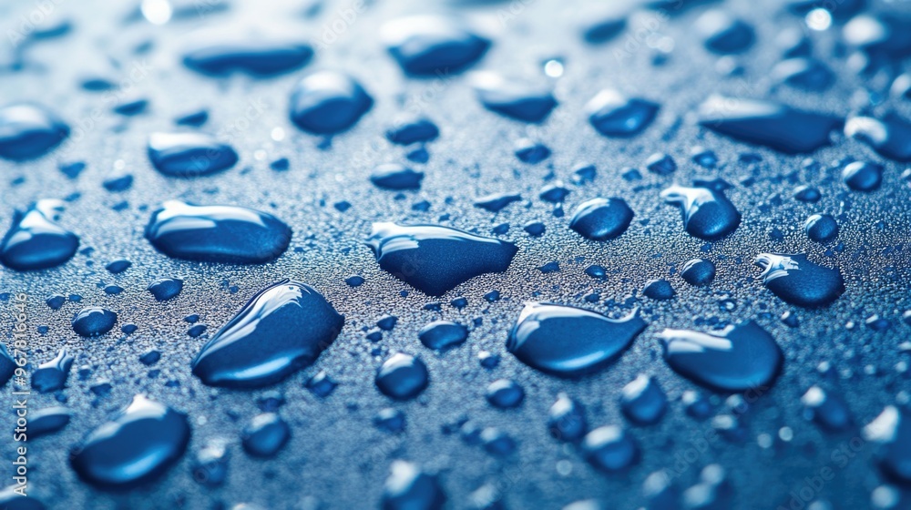 Water Droplets Close Up Water Droplets Close Up
