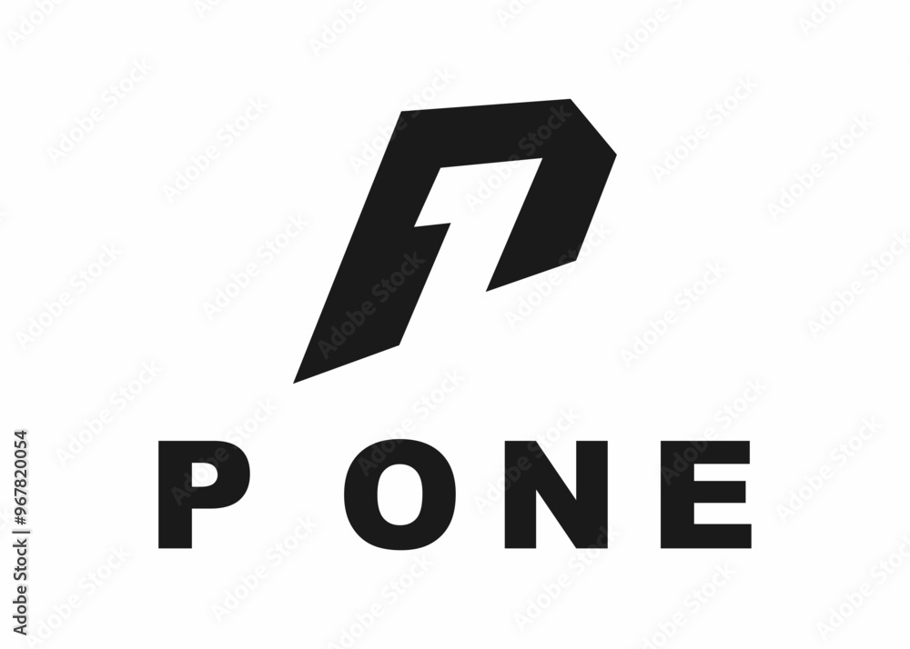 p one logo, design, vector, illustration, creative icon, template p one logo, design, vector, illustration, creative icon, template