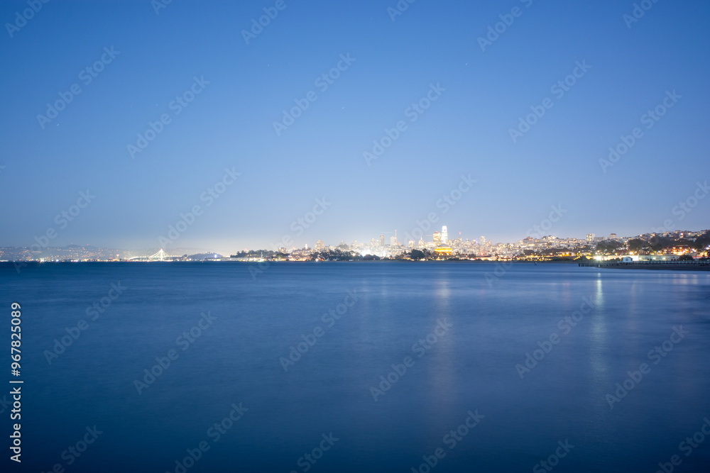 San Francisco Bay Area in the evening light San Francisco Bay Area in the evening light