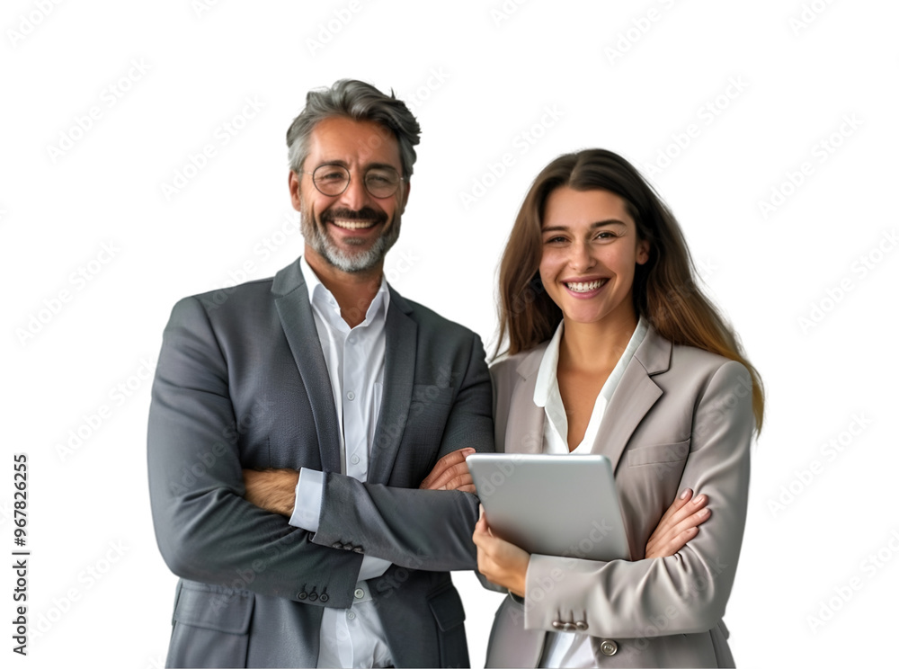 Business people with tablet Business people with tablet