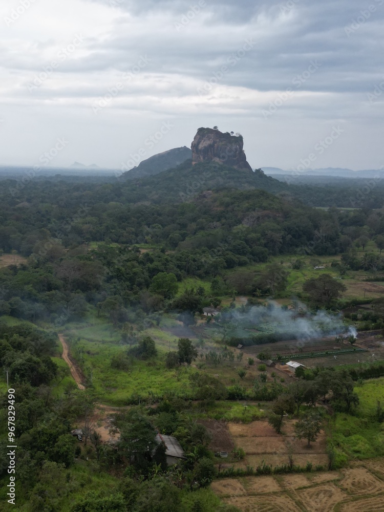 Fototapeta premium Lion Rock in Sigiriya, Sri Lanka